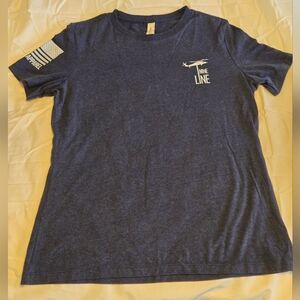 Nine Line Apparel Women's Blue Short Sleeve Tee